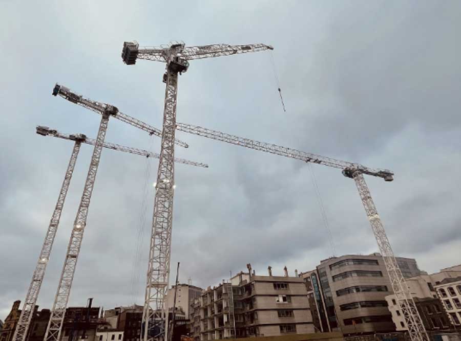 College Square - Crane Installation, IE | Evercam